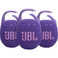 JBL Clip 5 Lila 3er-Pack