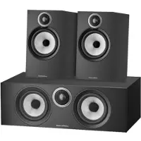 Bowers & Wilkins HTM6 S3 + 606 S3 (Paar) Schwarz