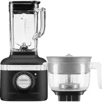 KitchenAid Artisan K400 5KSB4026EBK Gusseisen Schwarz + Zitruspressenaufsatz