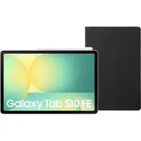 Samsung Galaxy Tab S10 FE 10,9 Zoll 256GB Wi-Fi Silber + BlueBuilt Book Case Schwarz