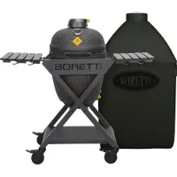Boretti Ceramica Medium + Grillabdeckung Ceramica Medium