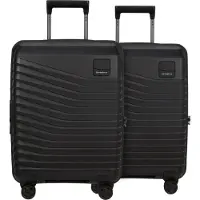 Samsonite Intuo Expandable Spinner 55 cm Doppelpack Black