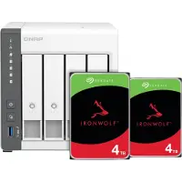 Qnap TS-433-4G + Seagate Ironwolf 8TB (2 x 4TB)