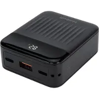 BlueBuilt Powerbank 10.000 mAh mit Schnellladefunktion Schwarz