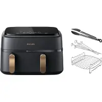Philips 3000 Series Dual Basket NA352/00 + Garset mit zwei Ebenen