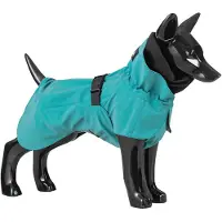 PAIKKA Hunde Regenmantel reflektierend "Visibility Raincoat" Emerald