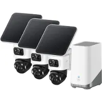 Eufy eufyCam S4 3er-Pack + HomeBase 3