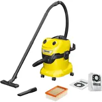 Kärcher WD 4 V-20/5/22 + Staubsaugerbeutel für WD 4/5/6 (4 x)