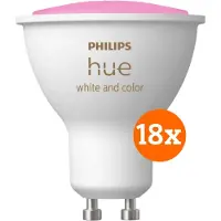 Philips Hue White & Color GU10 18er-Pack