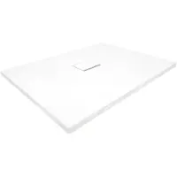 Villeroy & Boch Squaro Infinity Duschwanne: 120 x 90 cm, Quaryl, Weiß matt