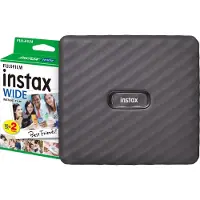 Fujifilm Instax Link WIDE Grau + Instax WIDE Film 10 x 2er-Pack