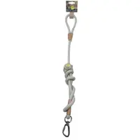 M PETS Eco Leine Sicherheitsschloss - Weiß - Ø 1,2 cm x 150 cm