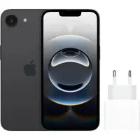 Apple iPhone 16e 128GB Schwarz + Schnellladegerät