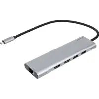 BlueBuilt 9-in-1 Dual HDMI Dockingstation mit USB-C