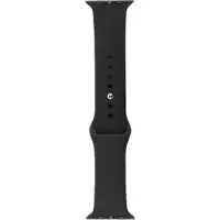 BlueBuilt Silikonarmband Schwarz für Apple Watch 40/41/42 mm