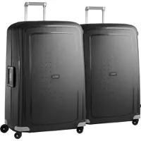 Samsonite S'Cure Spinner 81 cm Doppelpack Black
