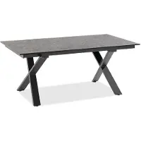 Niehoff Strato Ausziehtisch mit Klappeinlage 100 cm Eisen/HPL