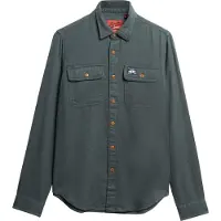 Superdry Flannel Workwear Langarmhemd