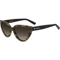 Love Moschino MOL095/S Damen-Sonnenbrille Vollrand Cat Eye Acetat-Gestell, braun