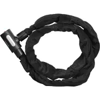 Hama 00178138, Kettenschloss, Schwarz, Kunststoff, Stahl, Schlüssel, 1200 mm, 825 g