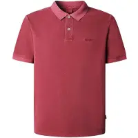 Pepe Jeans Herren-Poloshirt, kurzärmelig, rot