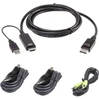 Aten 2L-7D02UHDPX4 HDMI zu DP KVM KabelKit