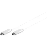 Wentronic 67193, 0,5 m, USB C, USB C, USB 3.2 Gen 1 (3.1 Gen 1), 5 Gbit/s, Weiß