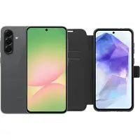 Samsung Galaxy A56 128GB Schwarz 5G + BlueBuilt Book Case Schwarz