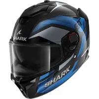 Shark Spartan GT Pro Ritmo Carbon Helm, schwarz/grau/blau, M (57/58)