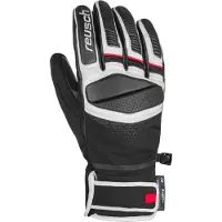 Reusch Handschuhe Herren Mastery Black / White / Fire Red-7.5