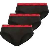 HUGO Dreierpack Slips aus Stretch-Baumwolle mit Logo-Bund Grösse M