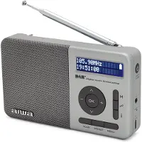 Aiwa RD-40DAB/SL, Tragbar, Digital, DAB+, FM, 2 W, 5,08 cm, LCD