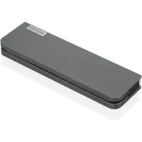 Lenovo USB-C Mini Dock, Kabelgebunden, USB 3.2 Gen 1 (3.1 Gen 1) Type-C, 3,5 mm, 10,100,1000 Mbit/s, Grau, CB, BSMI, SII, CU, Ukraine, Kvalitet, LOA, NOM, cULus, FCC, ICES, CE, RCM, VCCI, KCC, EAC
