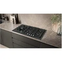Siemens iQ500 EP9A6MI40 IT, Schwarz, Integriert, 90 cm, Gaskochfeld, Gehärtetes Glas, 5 Zone(n)
