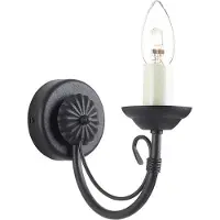 Elstead Lighting Elstead Chartwell Wandleuchte E14 Schwarz, UK