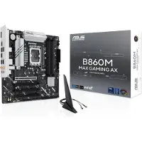 Asus B860M MAX GAMING AX, Intel, LGA 1851 (Socket V1), Intel Core Ultra (Series 2), LGA 1851, DDR5-SDRAM, 256 GB
