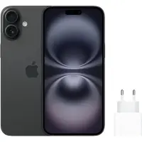 Apple iPhone 16 Plus 256GB Schwarz + Schnellladegerät