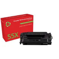 Xerox Everyday Mono wiederaufbereiteter Toner von , kompatibel mit HP 55X (CE255X), Hohe Kapazität, 12500 Seiten, Schwarz, 1 Stück(e)