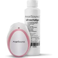 AngelSounds - JPD-100S(mini) Set Ultraschall Fetal-Doppler Cremeweiß-Pink 1 St Gerät