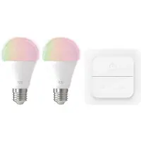 Eglo CONNECT-Z E27 LED A60 – 2er-Set Smarte Lampen mit Schalter