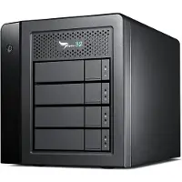 Promise Technology Pegasus32 R4, 16 TB, HDD, 6,8 kg, Tower, Schwarz