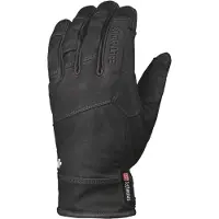 Snowlife - Wasserfeste Leder Handschuhe - Spirit Leather DT Glove Black für Herren aus Leder - Größe S - schwarz