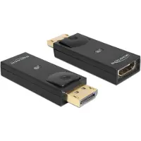DeLOCK - HDMI-Adapter - DisplayPort männlich zu HDMI weiblich - Schwarz