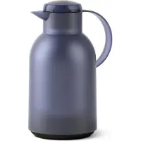 EMSA Isolierkanne "Samba", 1,5 l, XXL-Modell, zeitloses Design, einfacher Knopfdruck, 24h kalt, 12h warm