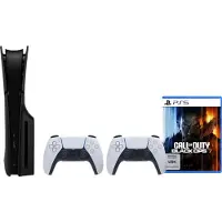 Sony PlayStation 5 Slim mit Laufwerk + Black Ops 7 + Schwarze Cover + Zusätzlicher Controller Weiß