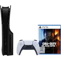 Sony PlayStation 5 Slim mit Laufwerk + Call of Duty: Black Ops 7 + Cover Schwarz
