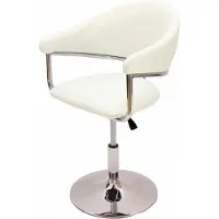 MCW Barhocker Civitavecchia, Barstuhl Tresenhocker Lounge Stuhl, Kunstleder creme