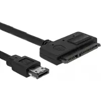 DeLOCK Power Over eSATA cable eSATA-Kabel SATA-Anschluss 22 Pin Anschlusskabel 0,5 m (84396)
