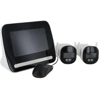 Dio Connected Home 2 drahtlose Kameras – – Drahtloser LCD-/NVR-Bildschirm – 7 – 3 MP