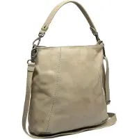 The Chesterfield Brand C48.1319 Leather Shoulder Bag Washed Wax Cow Sintra Ocean Green